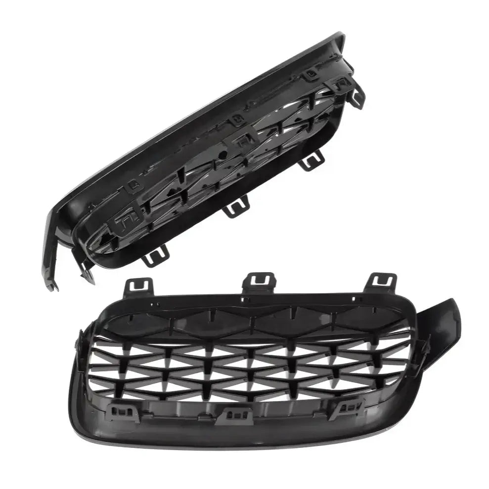 BMW F30 F31 diamond grotelės, blizgios juodos