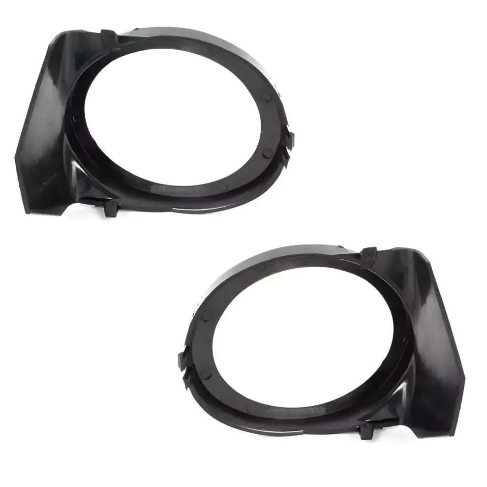 BMW E46 M-Tech / M3 Look priešrūkinių rėmeliai, blizgūs juodi