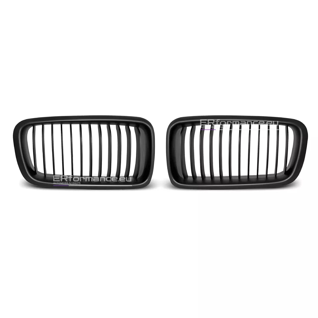 BMW E38 viengubos grotelės (94-01), matinės juodos