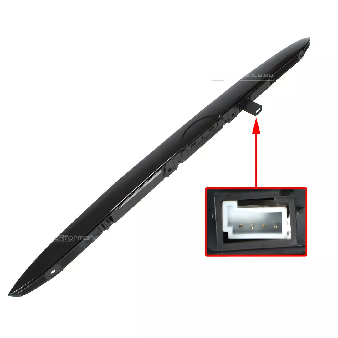 BMW E53 X5 numerių apšvietimo juosta (00-06), blizgi juoda