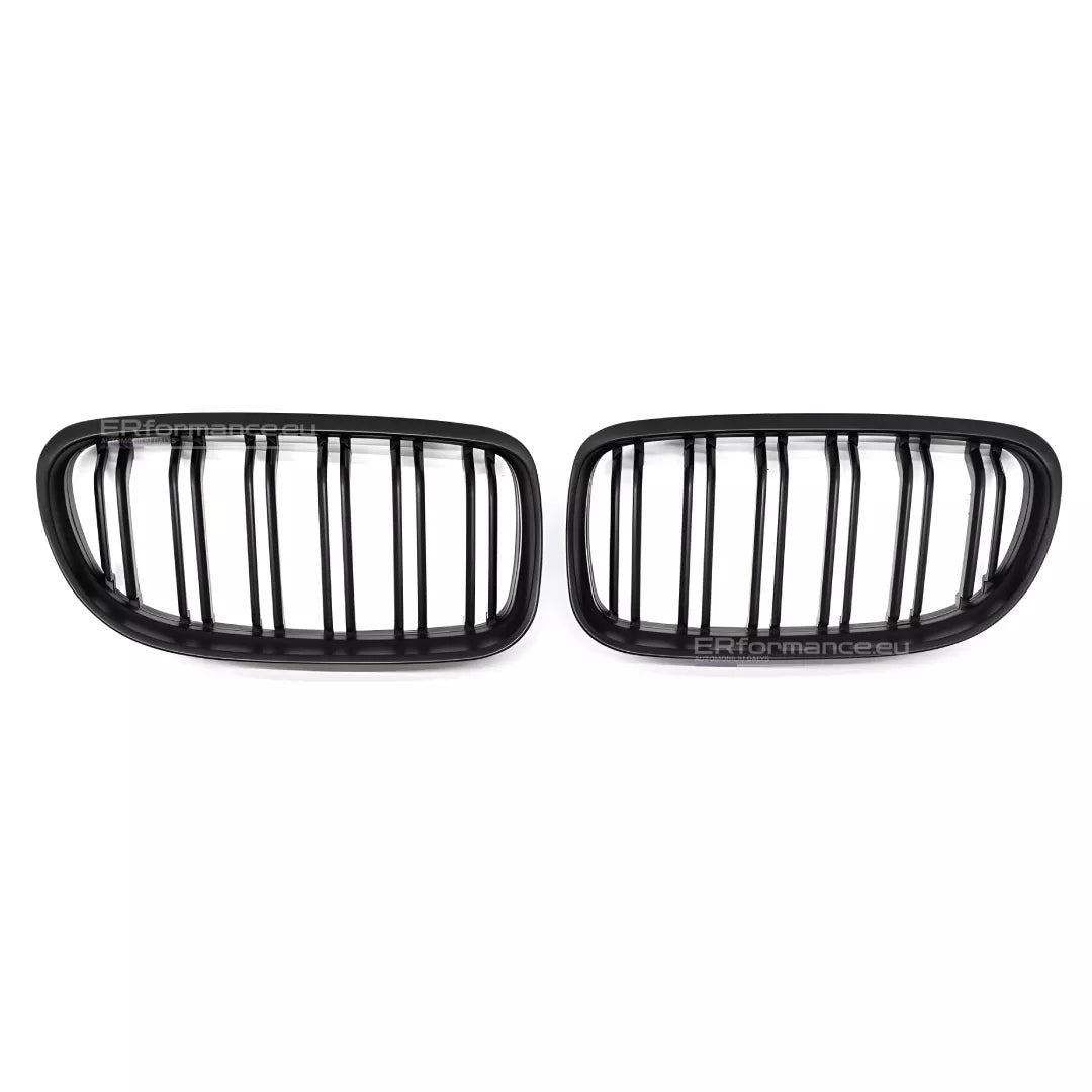 BMW E90 E91 LCI dvigubos grotelės (09-13), matinės juodos