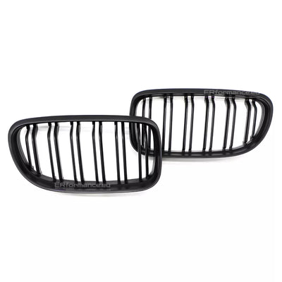 BMW E90 E91 LCI dvigubos grotelės (09-13), matinės juodos