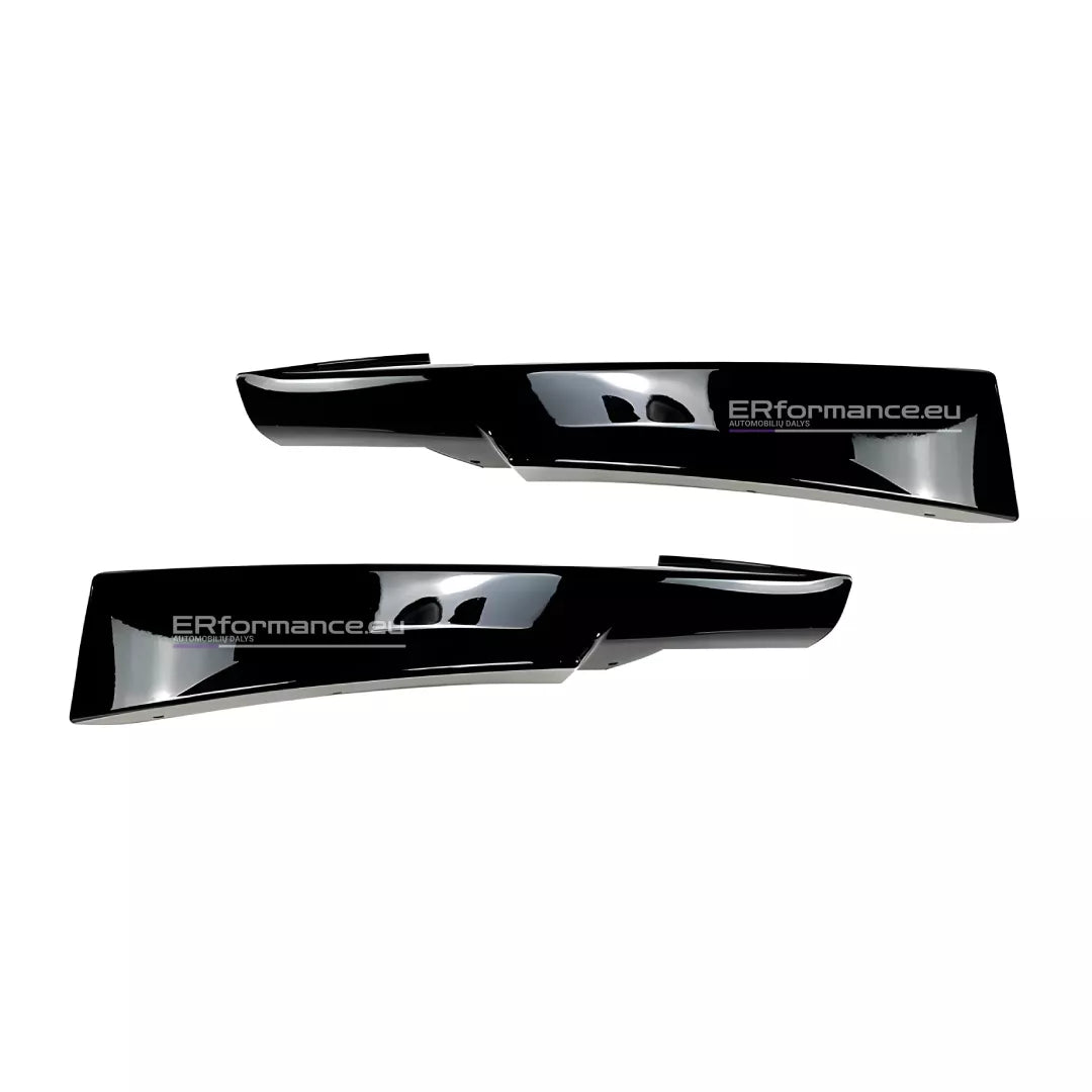 BMW E90 E91 spliteriai (bamperio pažeminimai) LCI, blizgūs juodi