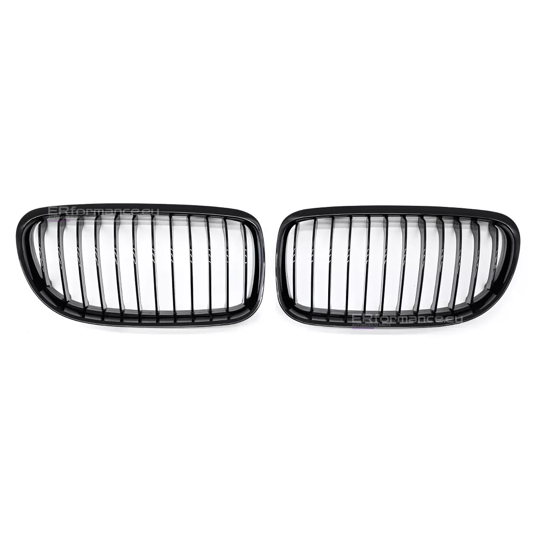 BMW E90 E91 LCI viengubos grotelės (09-13), blizgios juodos