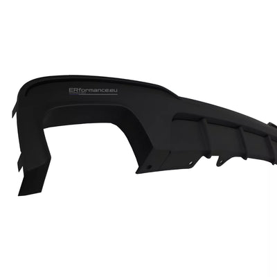 BMW F10 F11 difuzorius viengubas, matinis juodas