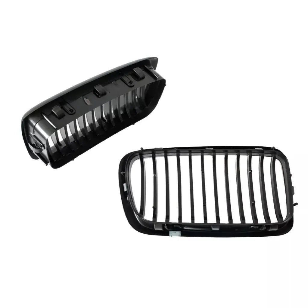 BMW E38 viengubos grotelės (94-01), matinės juodos