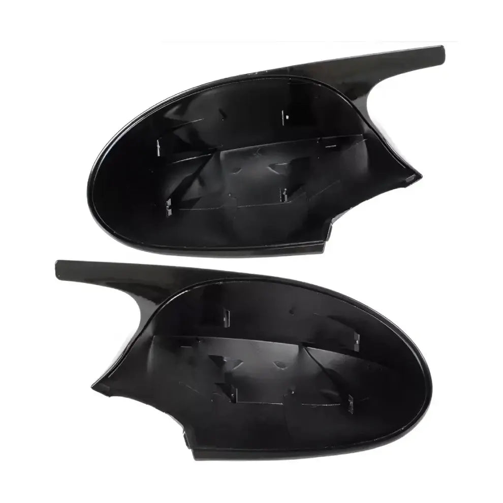 BMW E9X E8X veidrodėlių dangteliai PRE LCI, blizgūs juodi