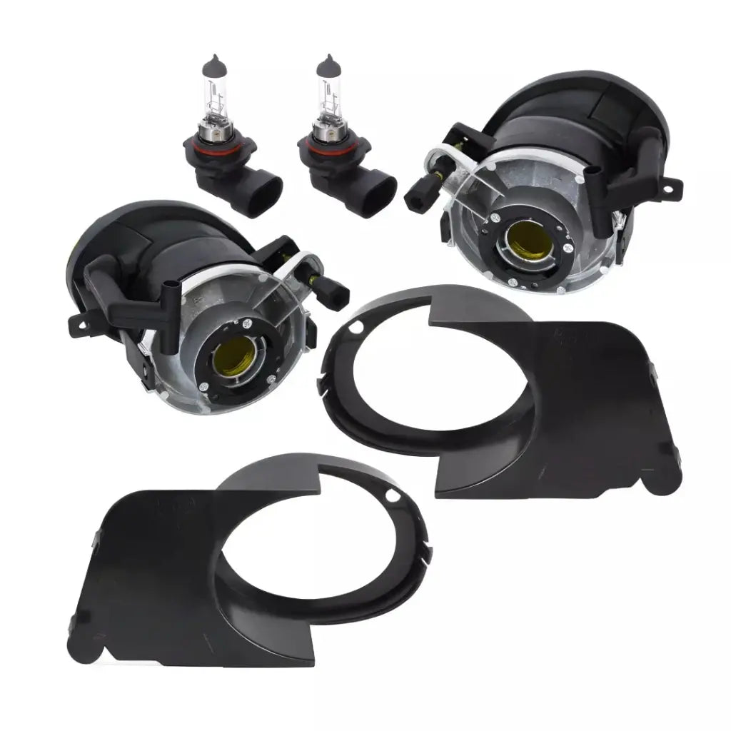 BMW E39 priešrūkiniai žibintai M-Tech + juodi rėmeliai, gelsvi