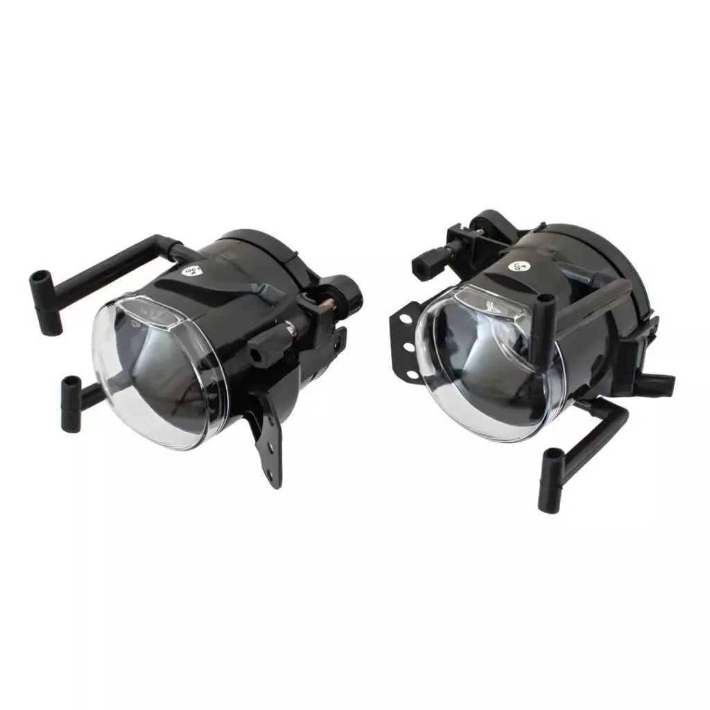 BMW E60 E61 prieršrūkiniai žibintai, skaidrūs