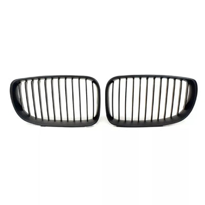 BMW E87 E88 E81 E82 viengubos grotelės LCI, matinės juodos