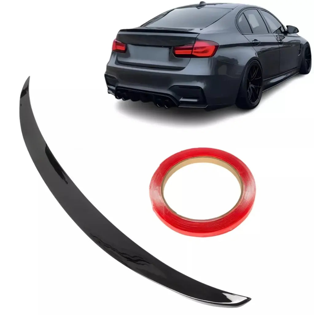 BMW F30 MP stiliaus spoileris (12-19), blizgus juodas