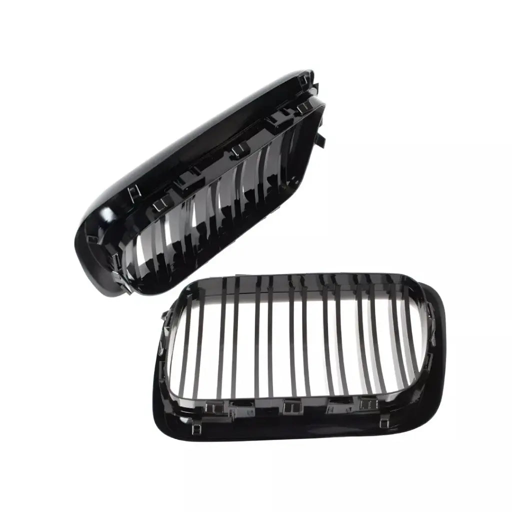 BMW E36 dvigubos grotelės LCI (96-99), blizgios juodos