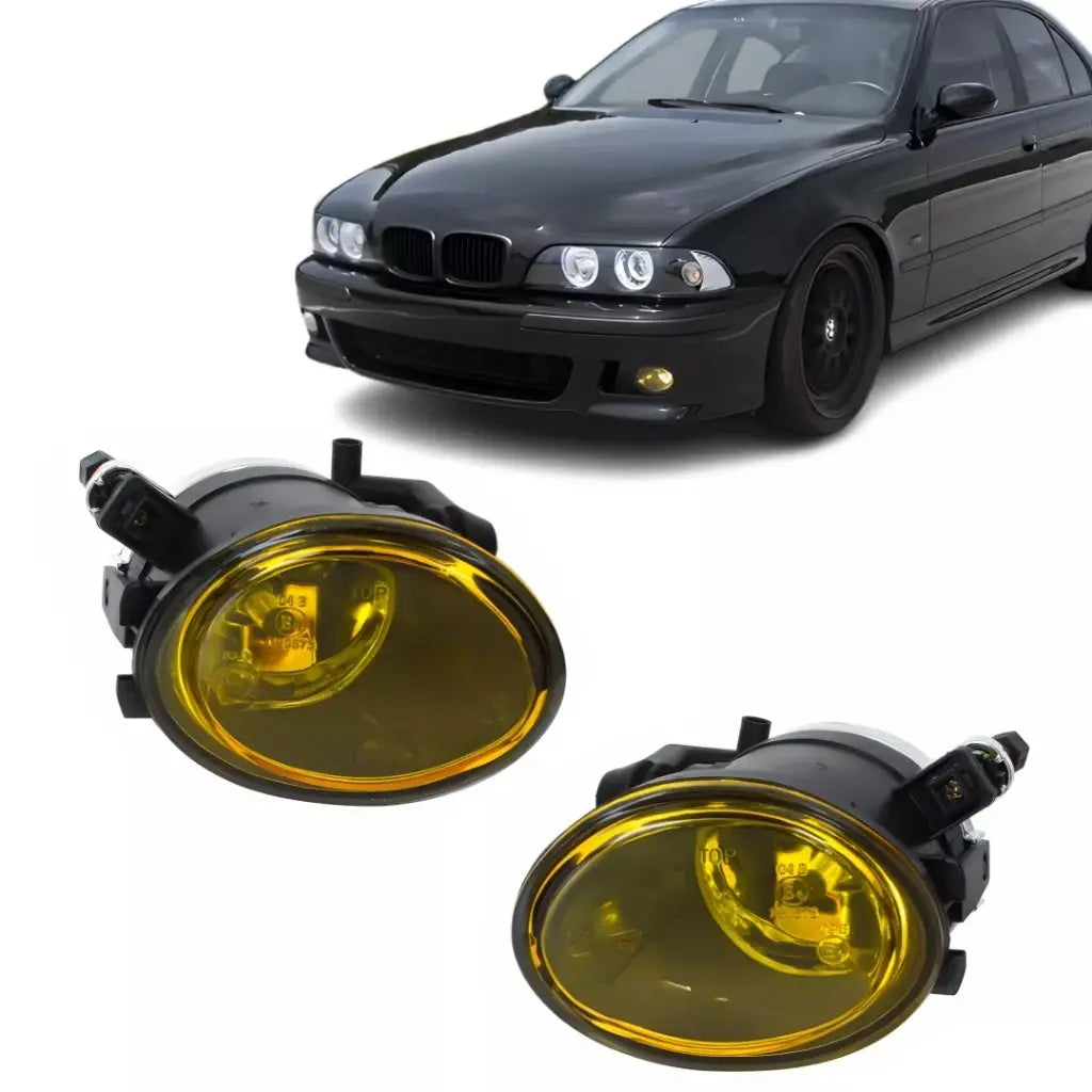 BMW E39 priešrūkiniai žibintai M-Tech bamperiui, gelsvi