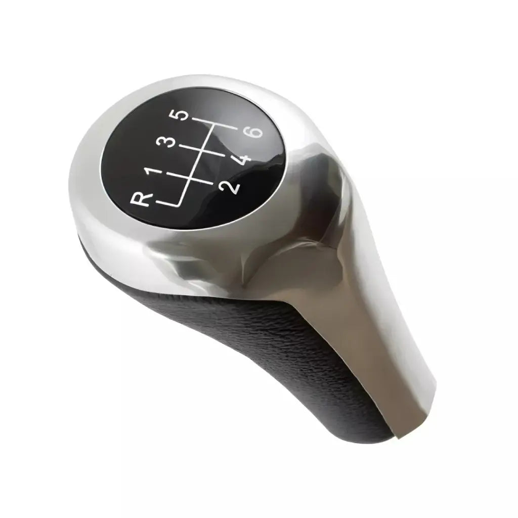 BMW 6 bėgių svirtis (knobas) chrominė, E serijai