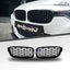BMW F30 F31 diamond grotelės, blizgios juodos