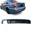 BMW E39 difuzorius viengubas, blizgus juodas
