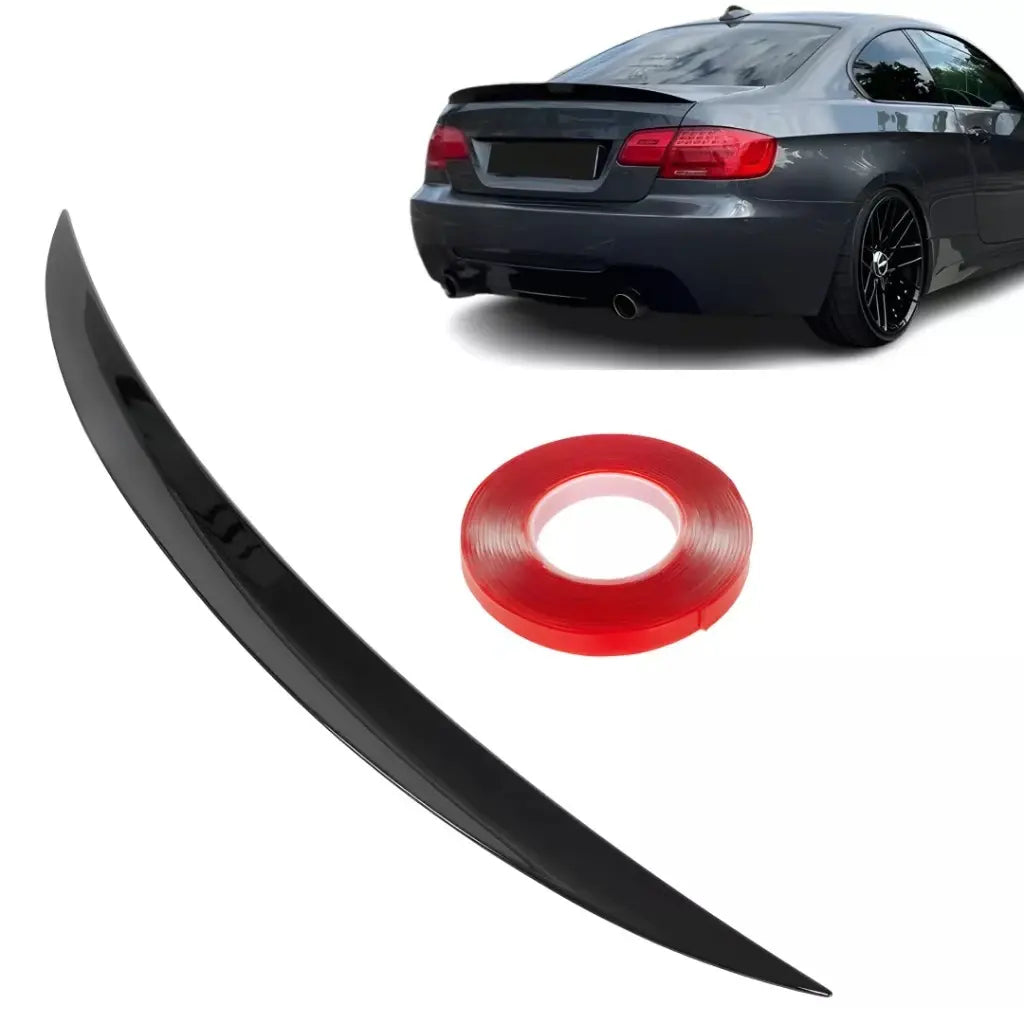 BMW E92 MP stiliaus spoileris (06-13), blizgus juodas