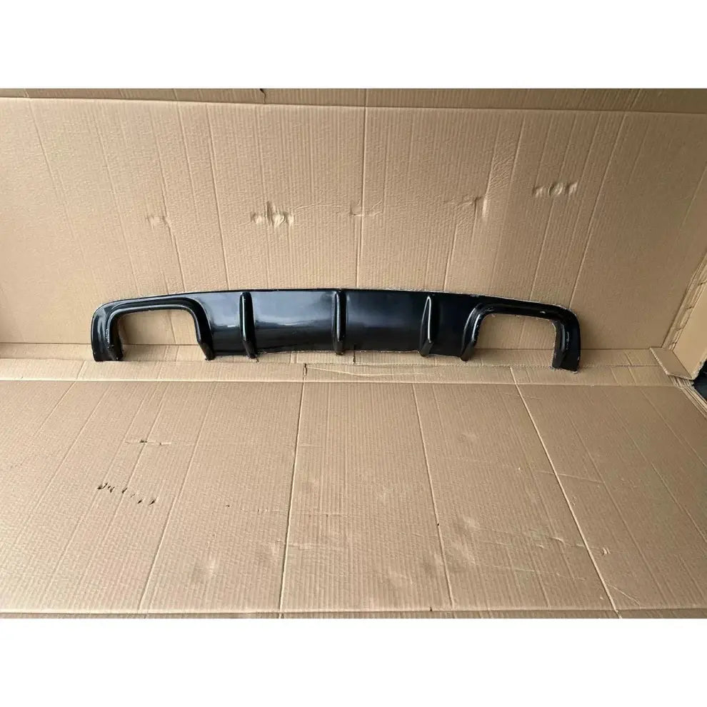 BMW E39 difuzorius dvigubas, blizgus juodas