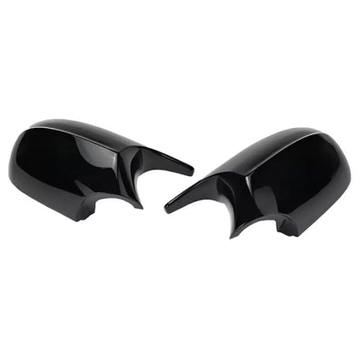 BMW E9X E8X veidrodėlių dangteliai LCI, blizgūs juodi