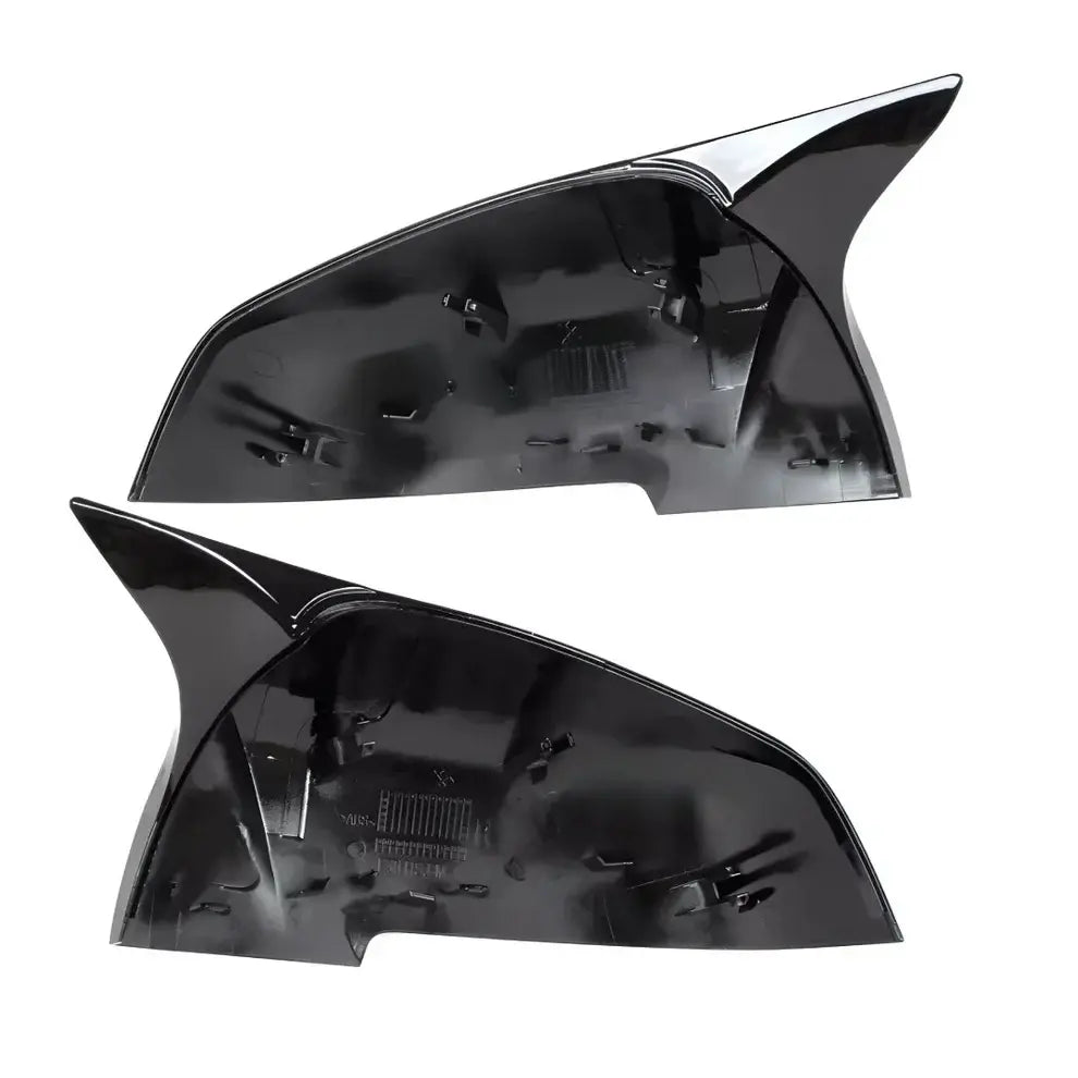 BMW F30 F31 M veidrodėlių dangteliai, blizgūs juodi