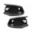 BMW F10 F11 veidrodėlių dangteliai PRE LCI, blizgūs juodi