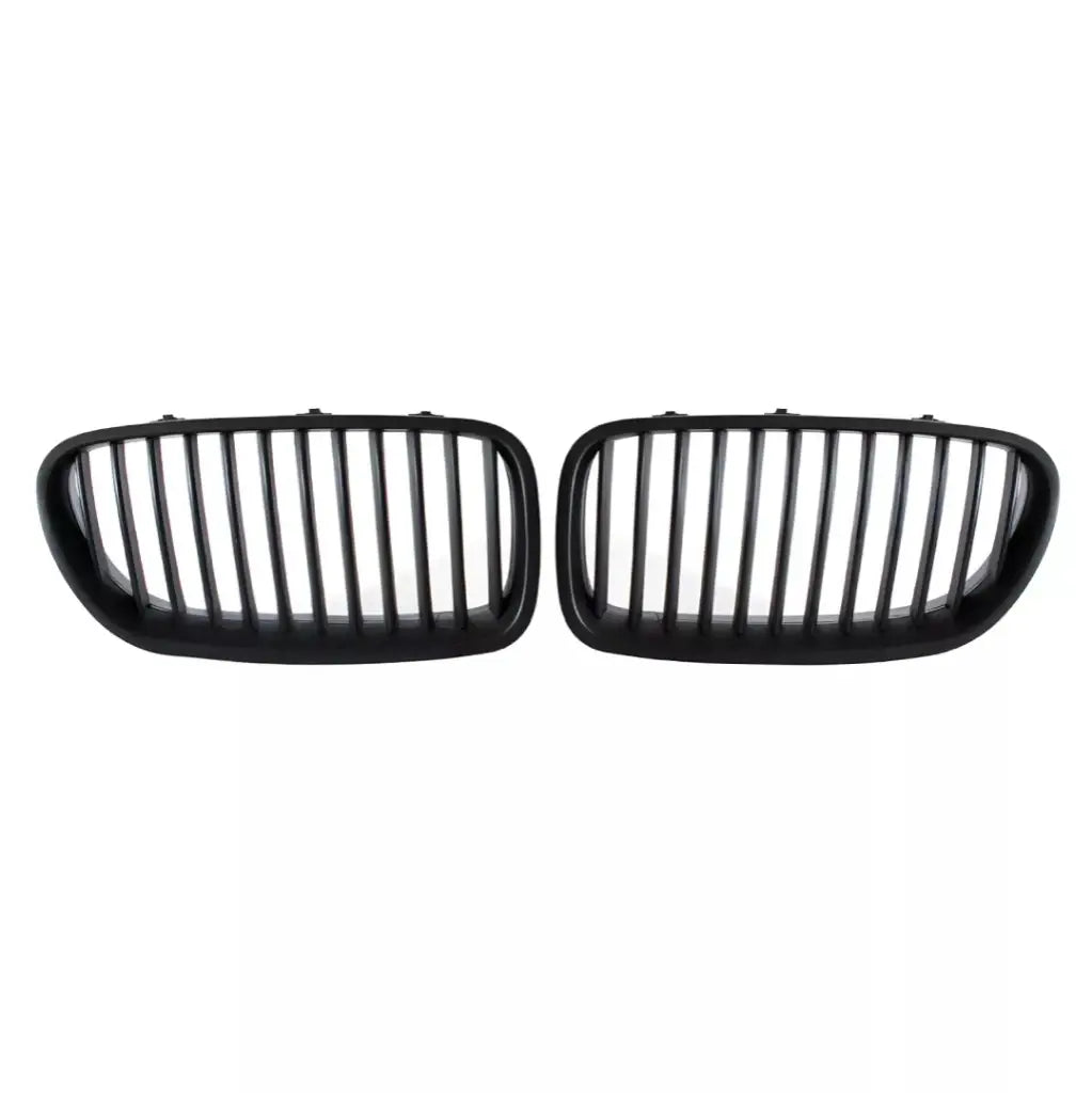 BMW F10 F11 viengubos grotelės (09-17), matinės juodos