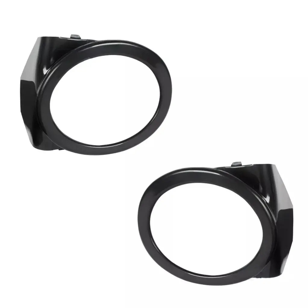 BMW E46 M-Tech / M3 Look priešrūkinių rėmeliai, blizgūs juodi