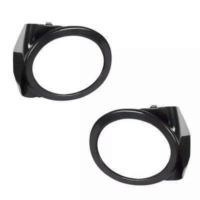 BMW E46 M-Tech / M3 Look priešrūkinių rėmeliai, blizgūs juodi