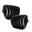 BMW F25 F26 X3 X4 dvigubos grotelės PRE LCI, blizgios juodos