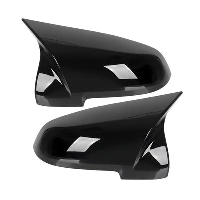 BMW F10 F11 veidrodėlių dangteliai LCI, blizgūs juodi