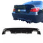 BMW E60 E61 M-Tech difuzorius dvigubas, blizgus juodas