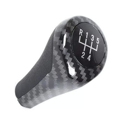 BMW 5 bėgių svirtis (knobas) carbon imitacija, E serijai