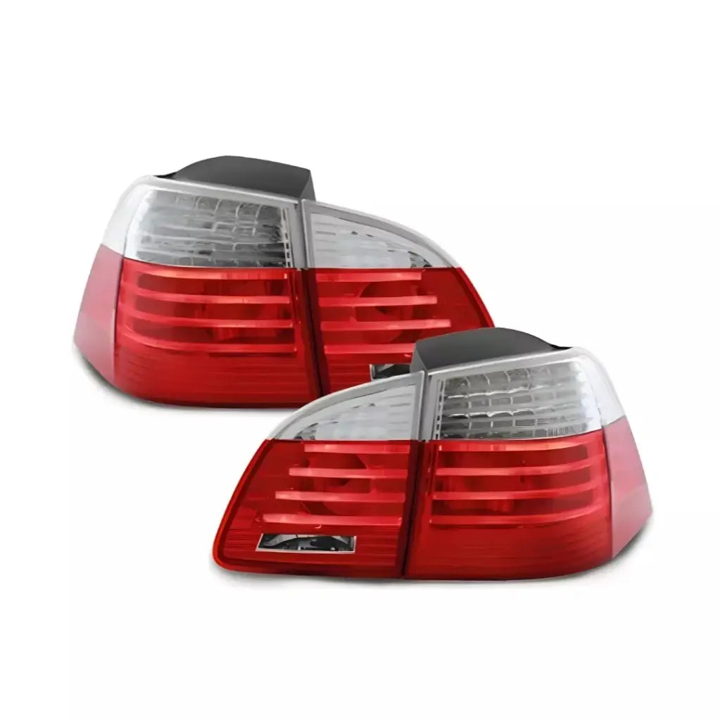 BMW E61 galiniai žibintai (03-10) LED, skaidrūs