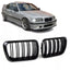 BMW E36 dvigubos grotelės LCI (96-99), blizgios juodos