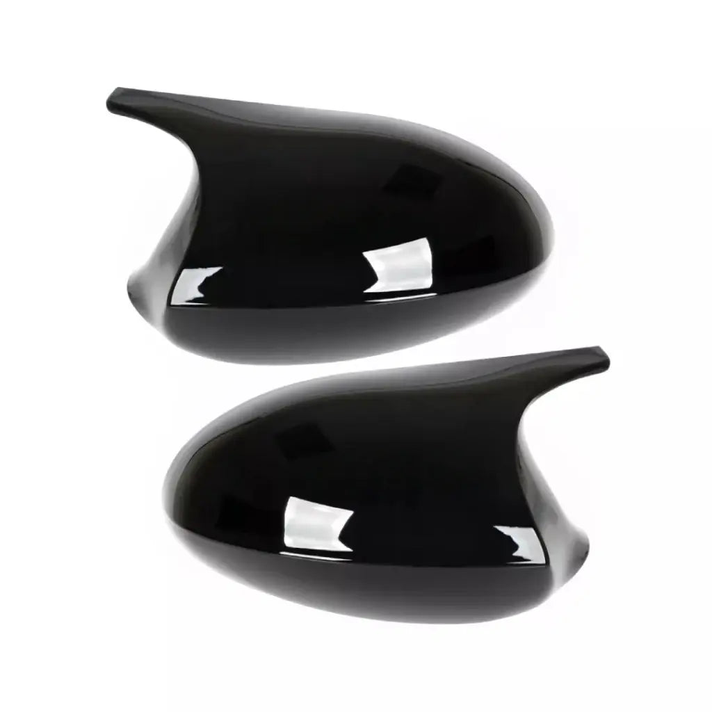 BMW E9X E8X veidrodėlių dangteliai PRE LCI, blizgūs juodi