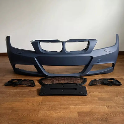 BMW E90 E91 M Tech priekinis bamperis PRE LCI, be PDC