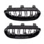 BMW E87 E88 E81 E82 dvigubos grotelės LCI (07-11), blizgios juodos