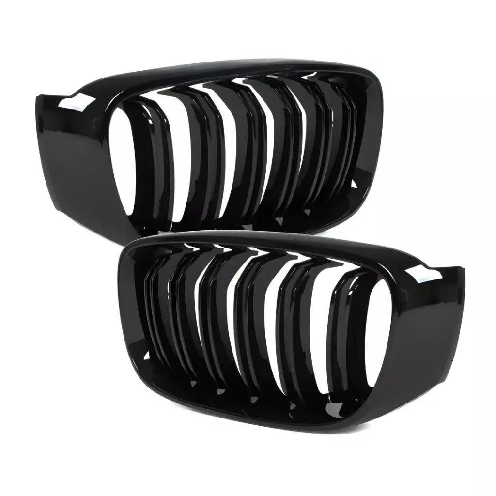 BMW F34 3GT dvigubos grotelės, blizgios juodos