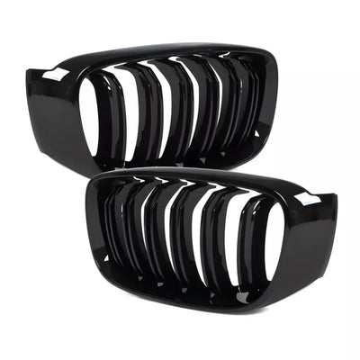 BMW F34 3GT dvigubos grotelės, blizgios juodos