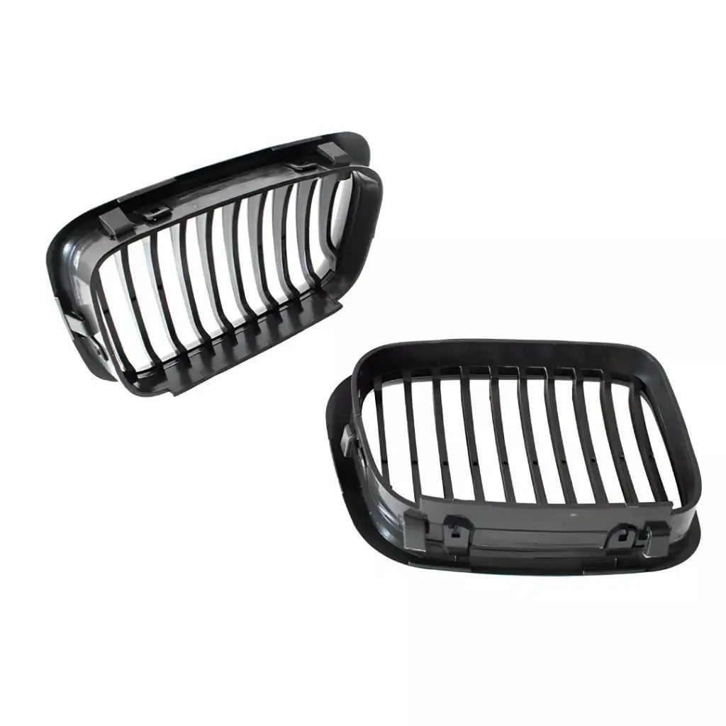 BMW E46 viengubos grotelės PRE LCI (97-01), matinės juodos