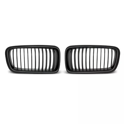 BMW E38 viengubos grotelės (94-01), matinės juodos