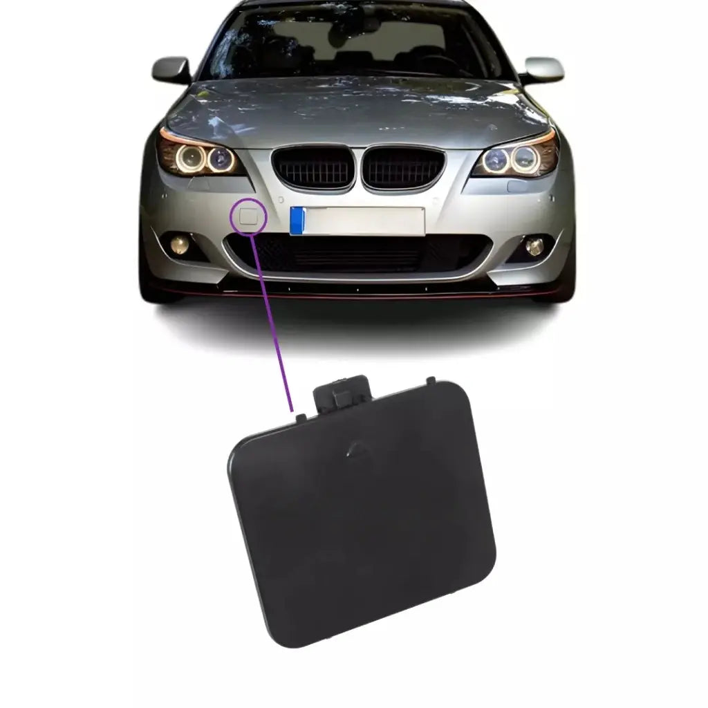 BMW E60 E61 M Tech bamperio kilpos dangtelis, priekinis