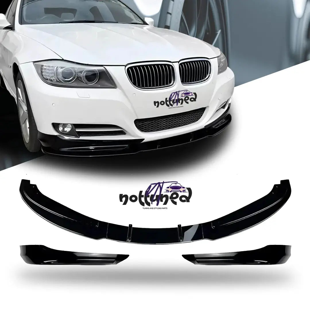 BMW E90 E91 LCI bamperio lipas (pažeminimas), blizgus juodas
