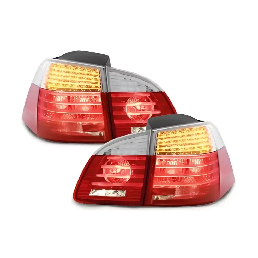 BMW E61 galiniai žibintai (03-10) LED, skaidrūs