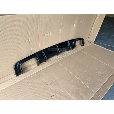 BMW E39 difuzorius dvigubas, blizgus juodas