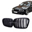 BMW E39 dvigubos grotelės (95-03), blizgios juodos