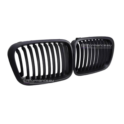 BMW E46 viengubos grotelės PRE LCI (97-01), matinės juodos