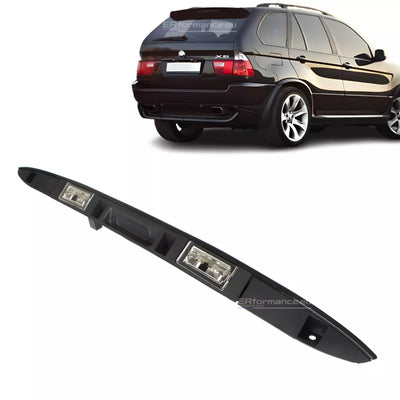 BMW E53 X5 numerių apšvietimo juosta (00-06), blizgi juoda