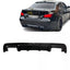 BMW E60 E61 difuzorius dvigubas, blizgus juodas