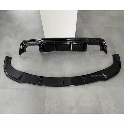BMW E60 E61 difuzorius + lipas, blizgus juodas